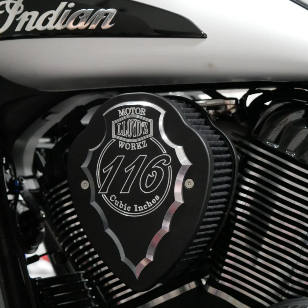 Lloyd'z Indian Facet-Cut Airbox Kit